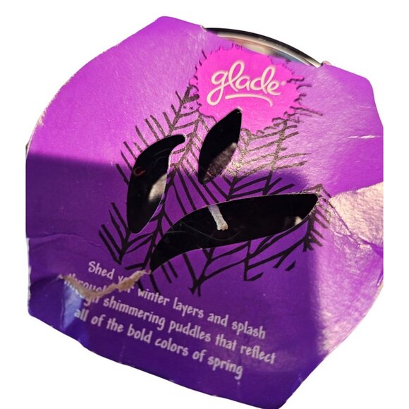 Glade Candle Spring Collection Lift Off Splash Out Live Loud Set of 3 NEW - Picture 10 of 10